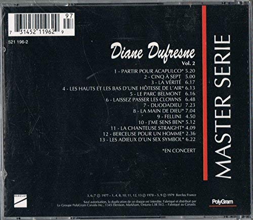 Diane Dufresne / Master Serie 2 - CD (Occasion)