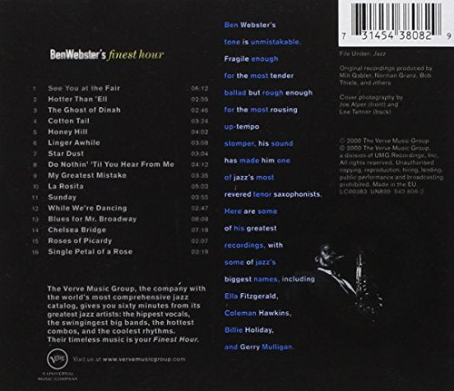 Ben Webster's Finest Hour