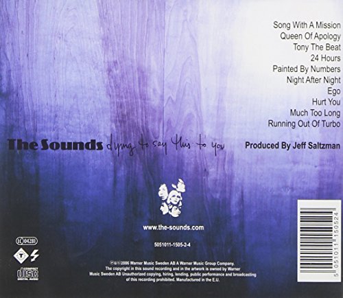 The Sounds / Dying To Say This To You - CD (Used)