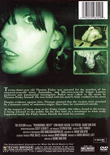 Paranormal Entity - DVD