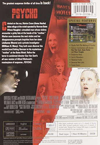 Psycho (Collector's Edition - Widescreen) - DVD