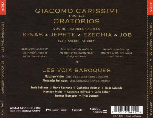 Carissimi Oratorios