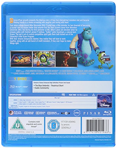 Monsters University/Monsters Inc [Blu-ray] [Import]