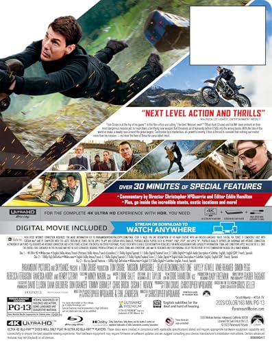 Mission: Impossible 7: Dead Reckoning [Steelbook] - 4K/Blu-Ray