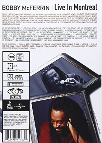 MCFERRIN;BOBBY 2003: LIVE IN MONTREAL