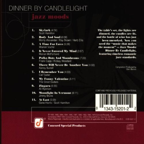 Jazz Moods: Dinner By Candlelight / Various