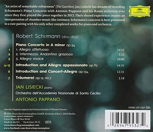 Schumann: Works for Piano and Orchestra + Traumerei for solo piano