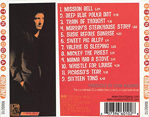 Stan Ridgway / Anatomy - CD (used)