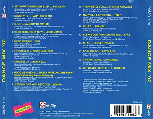Various / X-Tendamix Dance Mix '92 - CD (Used)