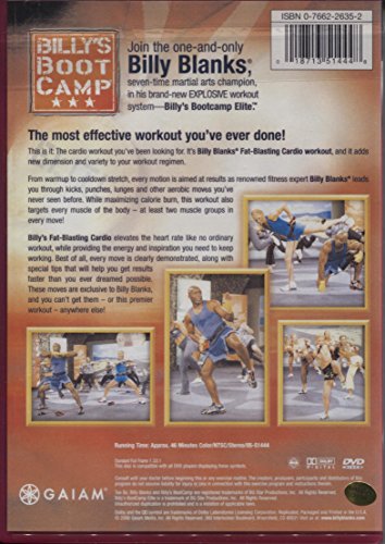 Billy's Bootcamp Elite Fat Blasting Cardio Dvd! - DVD