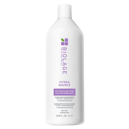 BIOLAGE Conditioner, HydraSource Detangling Solution, Detangles & Controls Static For Less Frizz & Fly-Aways, For Dry Hair, Paraben Free, Vegan 🍁 All In One Marketplace Canada