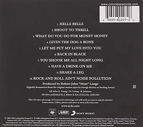 AC/DC / Back In Black - CD (Used)