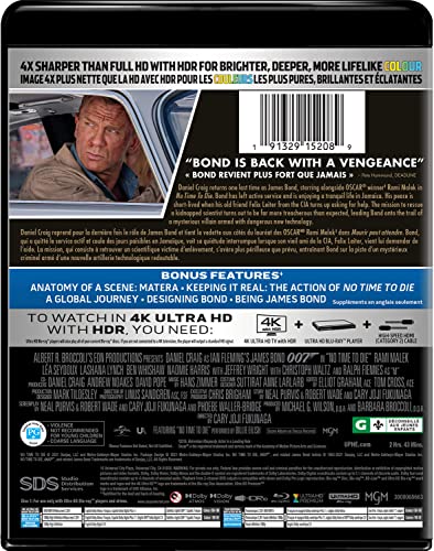 No Time to Die (2021) - Collector's Edition - 4K/Blu-Ray (Used)