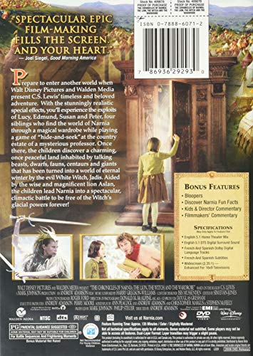 The Chronicles Of Narnia: The Lion, The Witch And The Wardrobe (Widescreen) - DVD (Used)