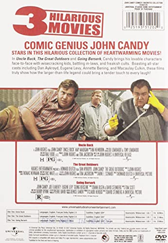 John Candy Comedy Favorites Collection (Uncle Buck / The Great Outdoors / Going Berserk) - DVD (Used)
