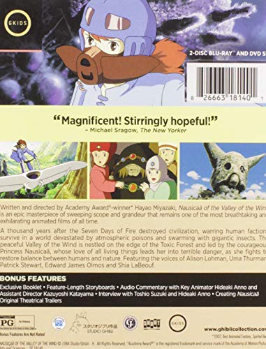 Nausicaä of the Valley of the Wind [Blu-ray + DVD] (Sous-titres français)
