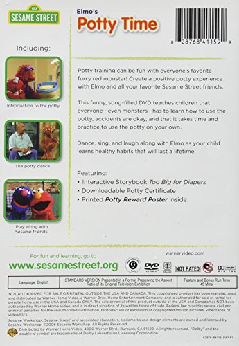 Sesame Street: Elmo's Potty Time - DVD (Used)