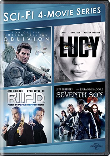 Sci-Fi 4-Movie Series (Oblivion / Lucy / R.I.P.D. / Seventh Son) - DVD (Used)