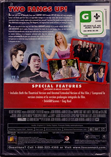 Mords-moi sans Hésitation - Vampires Suck (English/French) 2010 (Widescreen Édition Mordante Prolongée) Doublé au Québec