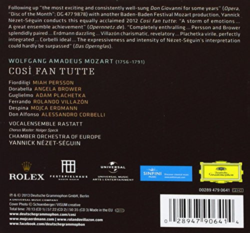 Mozart: Cosi fan tutte (3CDs)