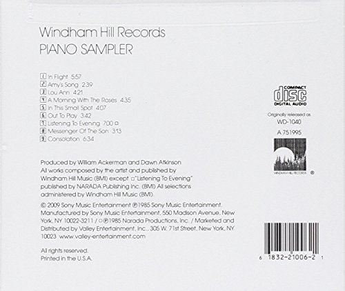 Various / Windham Hill Piano Sampler - CD