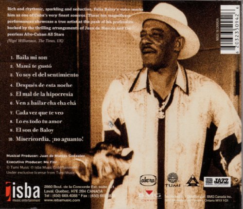 Afro-Cuban All Stars Présente Félix Baloy / Baila Mi Son - CD (Occasion)