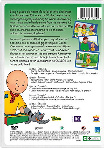 Caillou rugit et d'autres aventures (Bilingue)