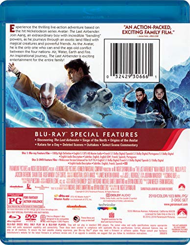 The Last Airbender - Blu-Ray/DVD