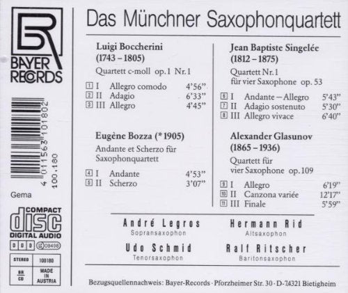 DAS MÜNCHNER SAXOPHONQUARTETT