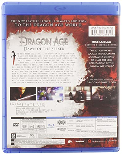 Dragon Age: Dawn of the Seeker [Blu-ray + DVD]