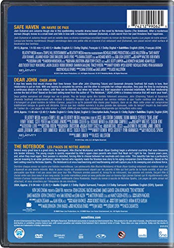 Safe Haven / Dear John / The Notebook Triple Feature