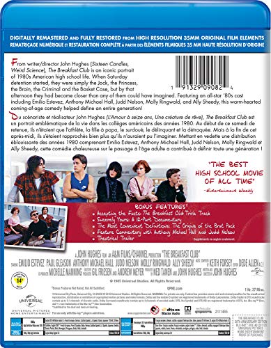 The Breakfast Club: 30th Anniversary Edition - Blu-ray