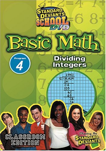 Standard Deviants School: Basic Math, Vol. 4 - Dividing Integers [Import]