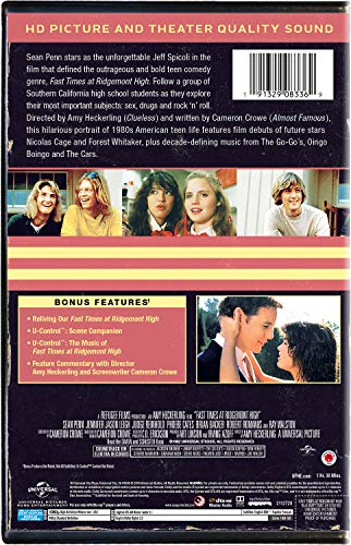 Fast Times at Ridgemont High in Retro VHS Packaging [Blu-ray] (Sous-titres français)