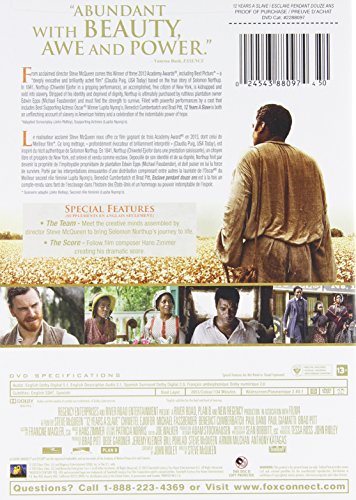12 Years A Slave - DVD (Used)