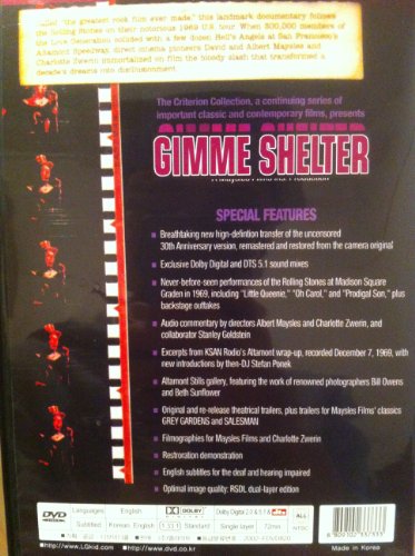 The Rolling Stones / Gimme Shelter (The Criterion Collection) - DVD (Used)