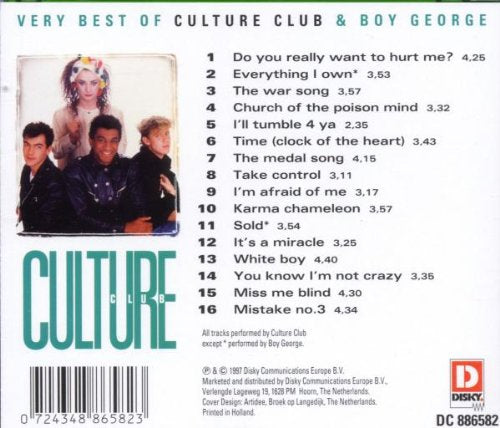 Culture Club / Best of Culture Club & Boy George - CD (Occasion)