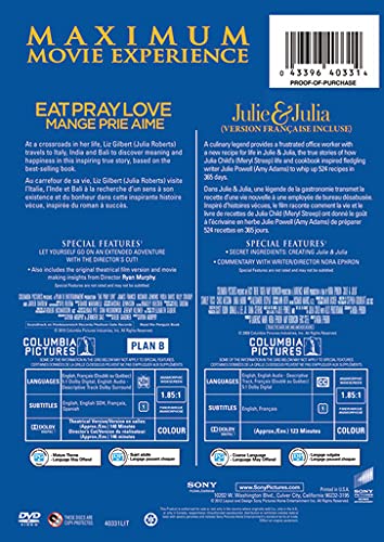 Eat Pray Love / Julie & Julia - Set Bilingual