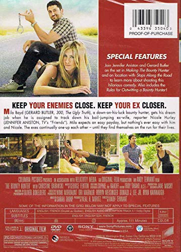 BOUNTY HUNTER BY ANISTON,JENNIFER (DVD)