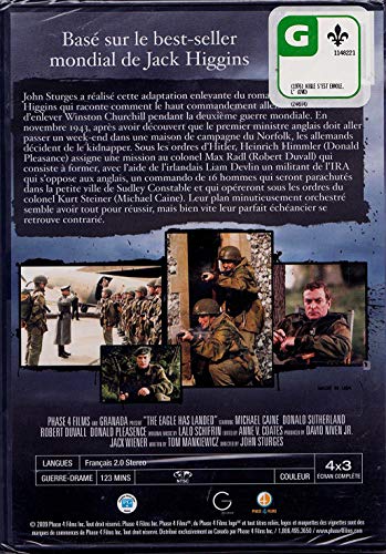 L'aigle s'est envolé (Only French Version With No English Options) 1976 (Full Screen) Cover French