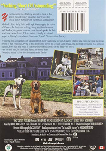 Homeward Bound II: Lost in San Francisco (Bilingual)