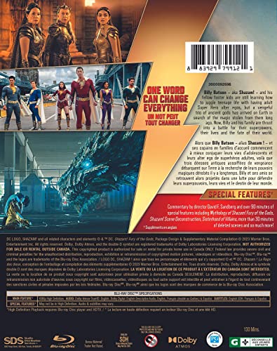 Shazam! Fury Of The Gods - Blu-Ray/DVD
