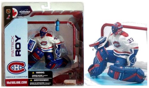 Figurine McFarlane LNH Série 5 / Patrick Roy - Canadiens de Montréal (Maillot blanc domicile)
