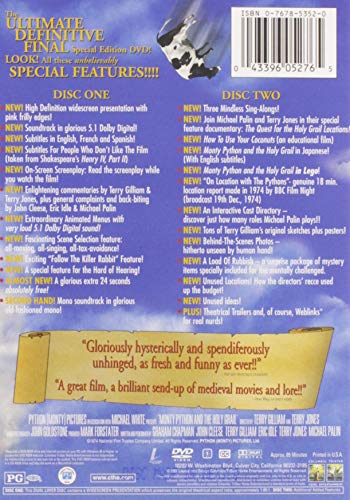 Monty Python and the Holy Grail - DVD (Used)