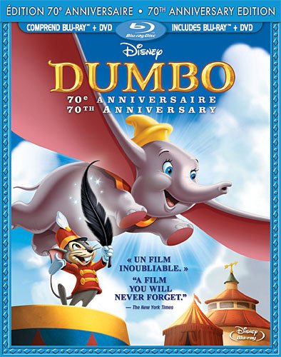 Dumbo: 70th Anniversary Edition - 2-Disc BD Bilingue Combo Pack (BD+DVD) [Blu-ray] (Bilingual)