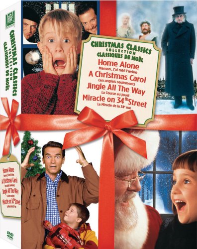 Christmas Classics Collection (Home Alone/A Christmas Carol/Jingle All The Way/Miracle on 34th Street) - DVD (Used)