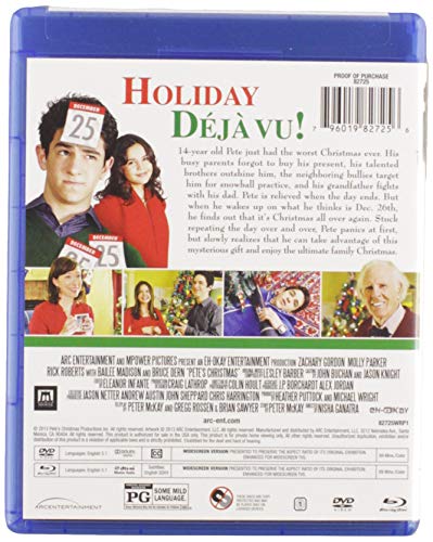 Pete's Christmas Blu-ray DVD + VUDU Digital Copy (2013) Zachary Gordon, Molly Parker, Bailee Madison, Bruce Dern