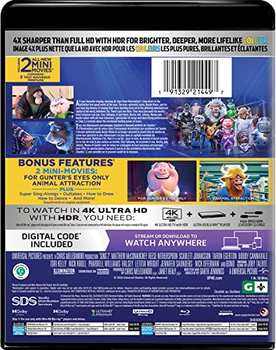 Sing 2 - 4K/Blu-Ray