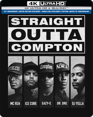 Straight Outta Compton [10th Anniversary Limited Edition Steelbook] - 4K/Blu-Ray