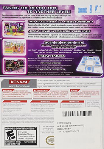 Dance Dance Revolution Hottest Party 3 Game